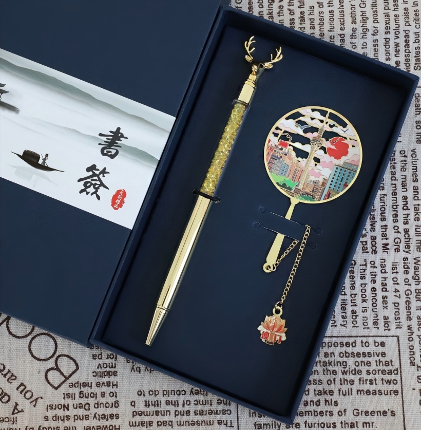 澳门景点 大三巴牌坊  妈祖阁 大炮台 文创纪念品金属书签